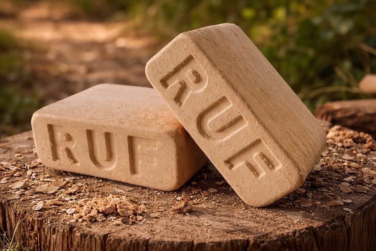 Brichete RUF 10 kg – Brichete din Lemn Premium pentru Încălzire Eficientă