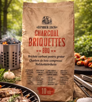 Cărbuni brichetați Lumber Jack 10 kg Cărbuni brichetați Lumber Jack 10 kg