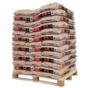 Peleți Premium ENplus Peleți Premium ENplus – Palet 975 kg (65 saci x 15 kg)