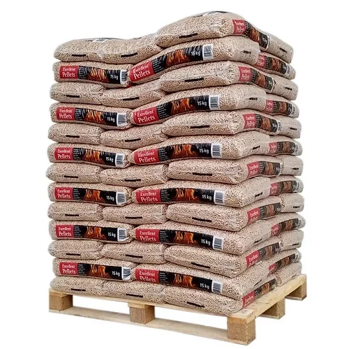 Peleți Premium ENplus – Palet 975 kg (65 saci x 15 kg)